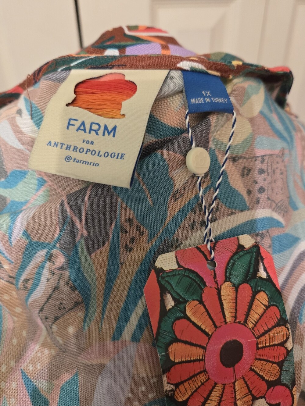 FARM Rio Dress Size 1X - Picture 6 of 9
